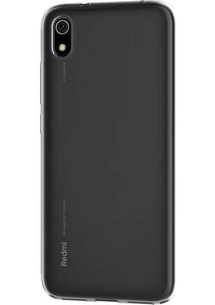 Xiaomi Redmi 7A Kılıf Transparent Soft Beyaz