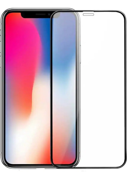 Apple iPhone XS Tam Kaplayan 5D Ekran Koruyucu Cam