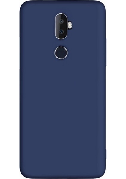 Alcatel 3V Kılıf Premier Silikon Esnek Arka Koruma Lacivert