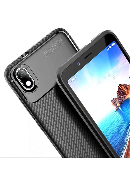 Xiaomi Redmi 7a Kılıf Negro Karbon Dizayn Silikon Lacivert fiyatları