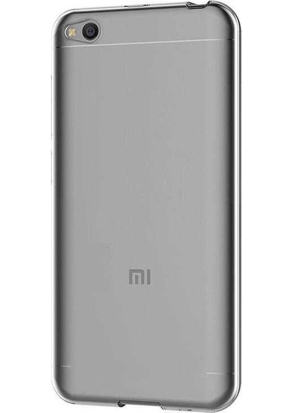Xiaomi Redmi Go Kılıf Süper Sillikon Yumuşak Arka Koruma + Nano Glass Şeffaf