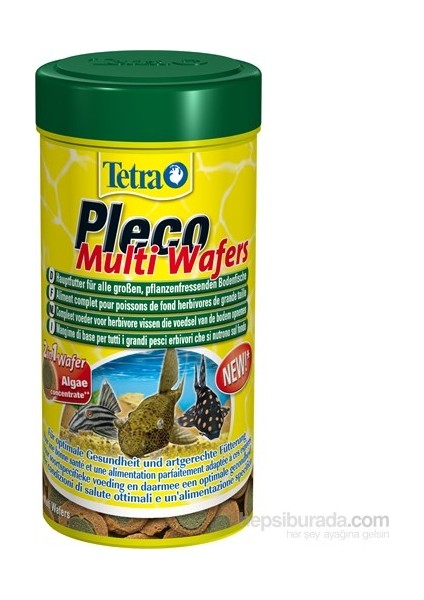 Tetra Pleco Multi Wafers Dip Balık Yemi 250 ml