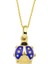 Altınsepeti Sarı Lacivert Mineli Uğur Böceği Altın Kolye AS1502KL 1