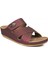 10677 Fashion Anatomic Bordo Kadın Terlik 1
