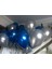 Balon Evi 50 Adet Metalik Kaliteli Balon (Mavi - Gümüş Karışık) Uçan Balon 1