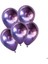 Balon Evi Mor Balon Parti Balonu Krom Balon Mor Balon 5 Adet 1