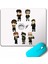 Bts Bangtan Boy All Characters Mouse Pad 1