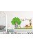 Areksan Reklam Orman Hayvanları Dekoratif Çocuk Odası Duvar Sticker 115x80 cm 1