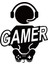Areksan Reklam Gamer Konsol Duvar Sticker 60 cm 1