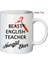 Ingilizce Öğretmenine Hediye Best Teacher Kupa Bardak 3