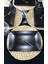 4 Adet 31 x 21 cm Mat Siyah Kayık Servis Tabağı 2