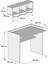 Nakşidil Beyaz Çalışma Masası Raflı 90 cm V1040 3