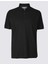 Siyah Polo Yaka Kısa Kollu Tişört İş Tişörtü Erkek T-Shirt 1