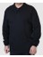 Siyah Polo Yaka Sweatshirt İş Tişörtü Erkek T-Shirt 1