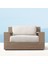 class Venice Modern Doğal Ahşap Tekli Koltuk - Lounge - Sofa - Bahçe - Sedir -Salon - Outdoor - Ofis - Loca - Beach 2