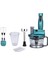 Mr Chef Quadro Turkuaz Blender Mikser Robot Seti 1