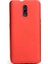 Oppo Reno Kılıf Premier Silikon Esnek Koruma + Nano Glass Kırmızı 1