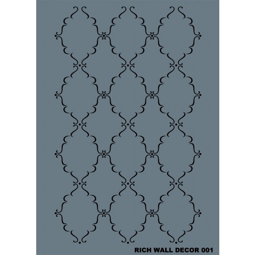Rich Wall Decor Duvar Stencil 50X70 Cm. Model 001 Fiyatı