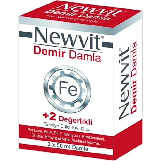 Newvit Demir Damla 2X50 ml