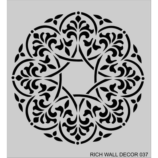 Rich Wall Decor Duvar Stencil 50X55 Cm. Model 037 Fiyatı