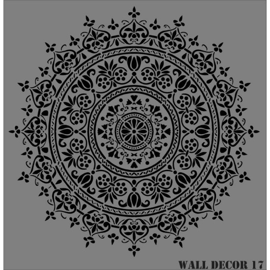 Rich Wall Decor Duvar Stencil 50X50 Cm. Model 017 Fiyatı