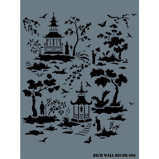 Rich Wall Decor Duvar Stencil 50X65 Cm. Model 006 Fiyatı