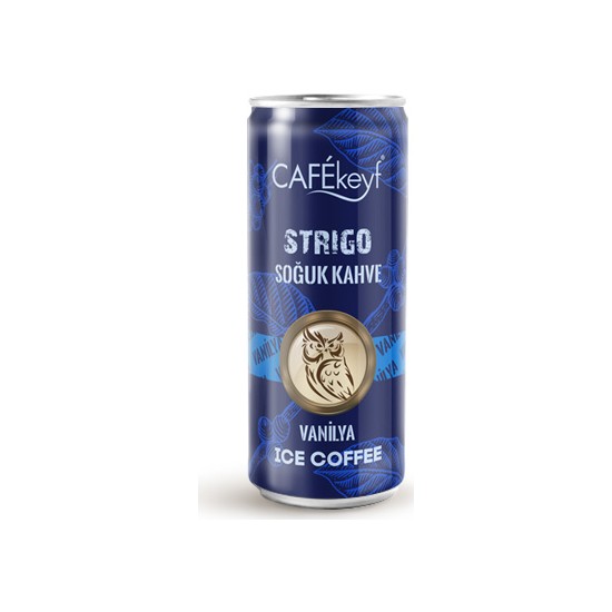 Cafekeyf Strigo Soğuk Kahve Vanilya (250 ml *12 Adet Slim Fiyatı