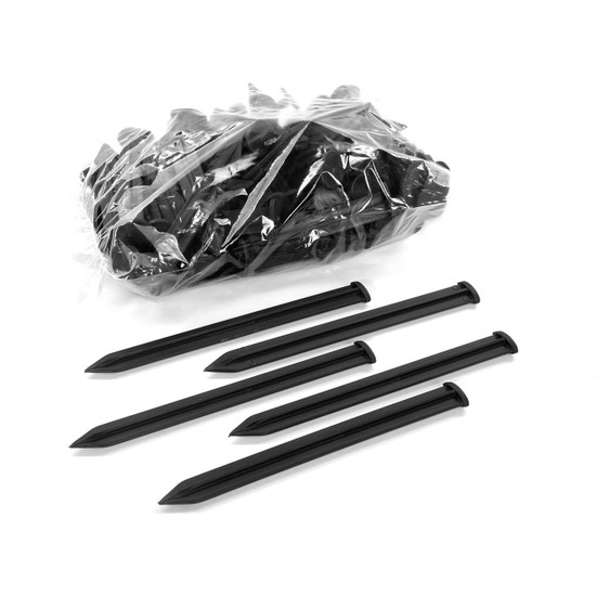 Ekoplas Çim ve Bahçe Sınırlayıcı Ürünleri Sabitlemek Için 25 cm Plastik Kazık 75'li