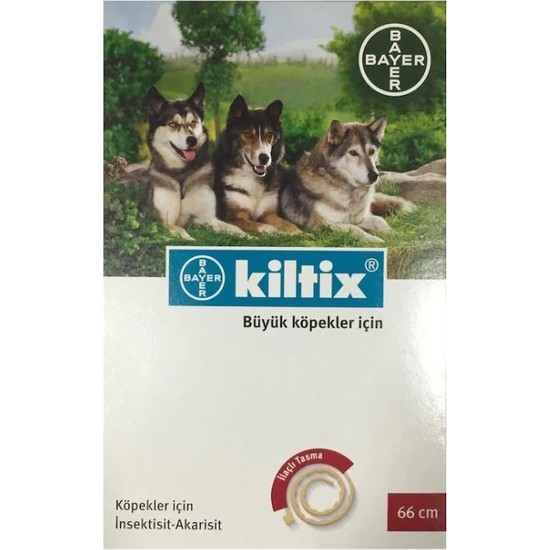 Bayer Kiltix Büyük Köpekler İçin Pire ve Kene Tasması 66 cm Fiyatı