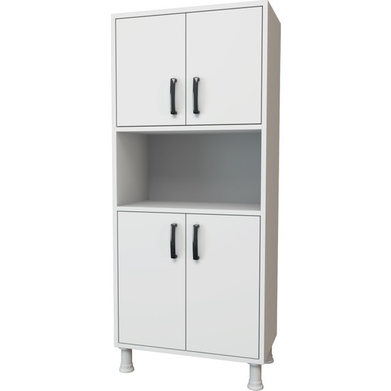 Rani F2 Çok Amaçlı Dolap 4 Kapaklı 5 Raflı Banyo Balkon Fiyatı