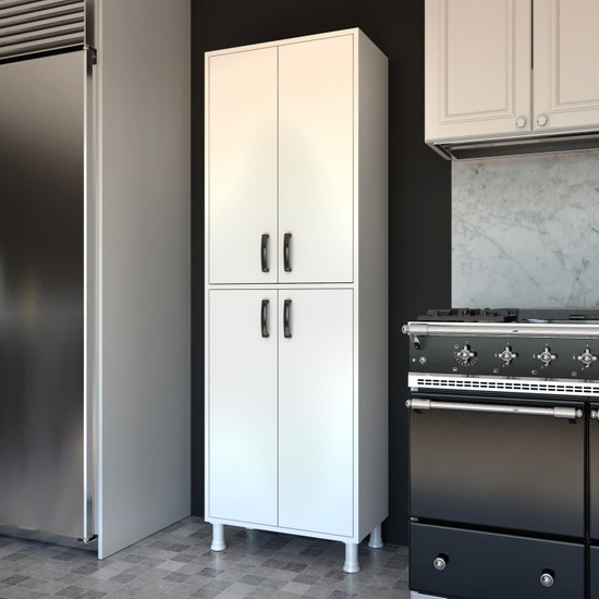 Rani F1 Çok Amaçlı Dolap 4 Kapaklı 6 Raflı Banyo Balkon Fiyatı