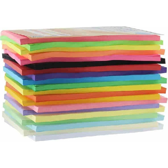 Bigpoint Renkli A4 Fotokopi Kağıdı 300'LÜ Karışık 10 Renk