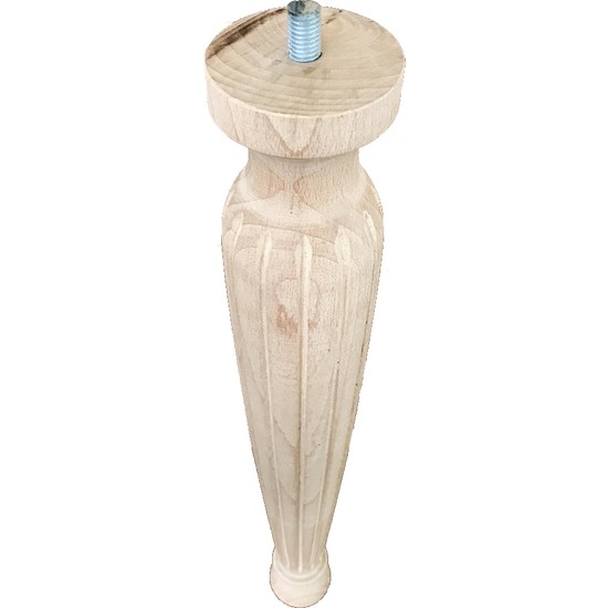 Ahşap Mobilya Ayak 37 cm X 6 cm Ham Şeffaf Fiyatı