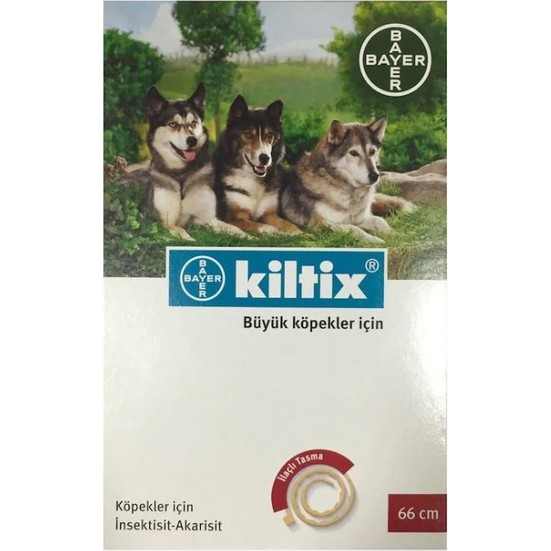 Bayer Kiltix Büyük Köpekler İçin Pire ve Kene Tasması 66 cm Fiyatı
