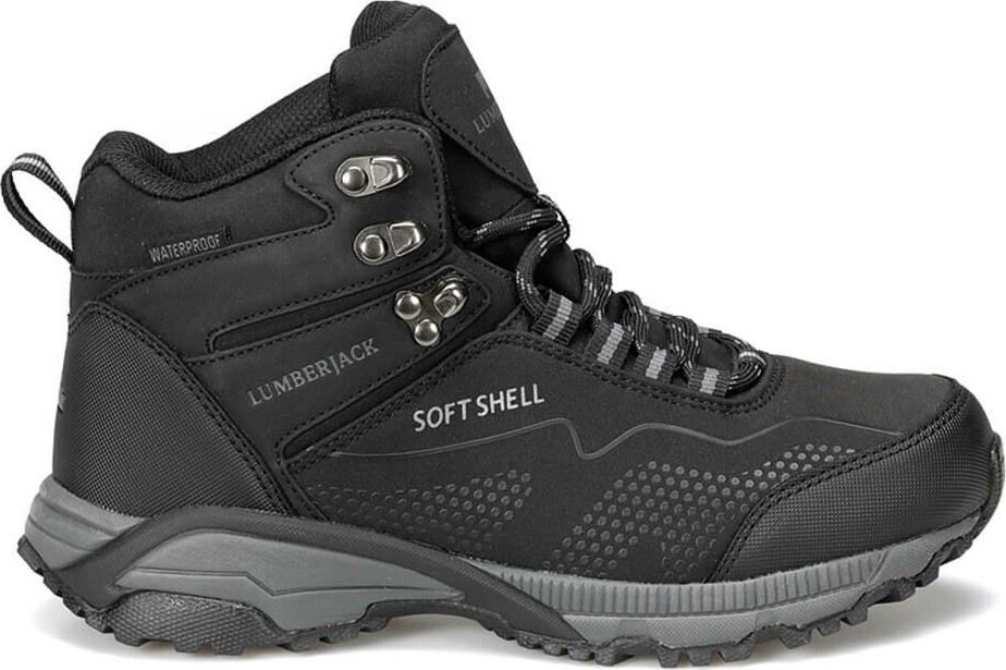 Lumberjack Siyah Kadın Outdoor Bot, Su Geçirmez, Destekli Tabanlı, Günlük Kullanım ve Doğa Yürüyüşü İçin görsel 2