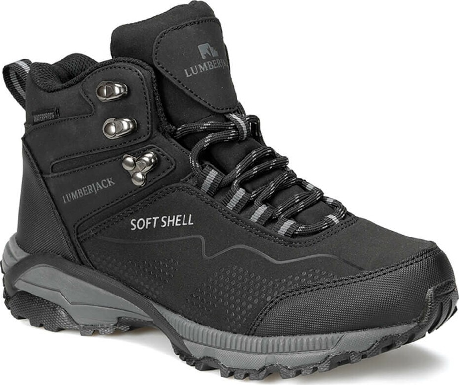 Lumberjack Siyah Kadın Outdoor Bot, Su Geçirmez, Destekli Tabanlı, Günlük Kullanım ve Doğa Yürüyüşü İçin