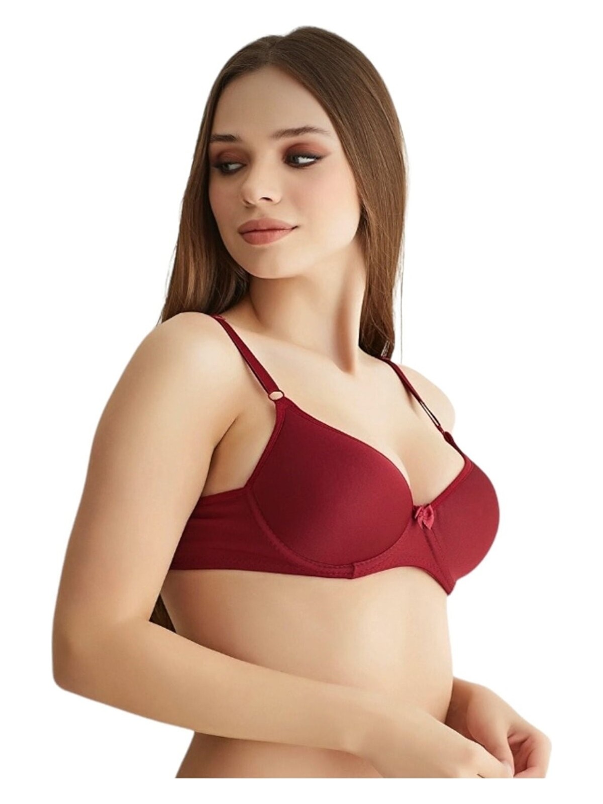 Moda Lady Kadın Dolgulu Telli Günlük Sütyen - Görsel 5