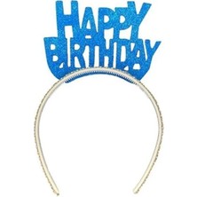 Çıtı Pıtı Store Eva Mavi Renk Happy Birhtday Parti Tacı