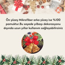 Lilies Atelier Mackenzie Model Yılbaşı Ekose Buketi Siyah 35 x 50 2 Adet Mutfak Havlusu I El Havlusu I Kurulama Bezi
