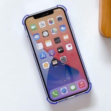 Gritty iPhone 12 Uyumlu Kartlıklı Cüzdan Şeffaf Telefon Kılıfı