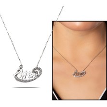 Okyanus Silver Annem Yazılı 925 Ayar Gümüş Bayan Kolye