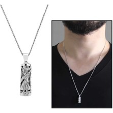Okyanus Silver Mevlevi Tasarım 925 Ayar Gümüş Cevşen Kolye