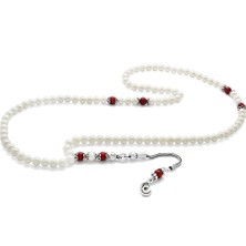 Okyanus Silver Gümüş Vav Püsküllü 99LUK Inci Tesbih