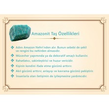 Okyanus Silver Kararmaz Metal Püsküllü Küre Kesim Turkuaz Amazonit Doğaltaş Tesbih