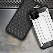 Fibaks Xiaomi Redmi Note 9s Kılı Military Armor Köşe Korumalı Çift Katmanlı Darbe Emici Crash Silikon Kapak