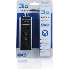 Ata Elektronik 4 Port USB 3.0 Hub Splitter Pc Dizüstü Bilgisayar Flash Bellek Mouse Klavye Vb. Için Çoklu Çoğaltıcı 5 GBps