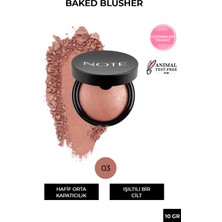 Note Baked Allık Işıltılı Highlighter 03 Oriental Pink