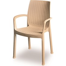 Estelia Netaks  Efes (Rattan) Sandalye  6'lı Takım