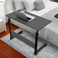 servetavcı Yükseklik Ayarlı Çalışma Masası - Antrasit (Tekerli) 80X40