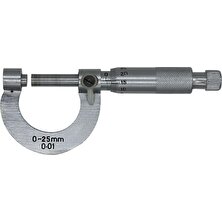 Merttools Senbang Mekanik Mikrometre 0-25 mm 0.01 Hassasiyet